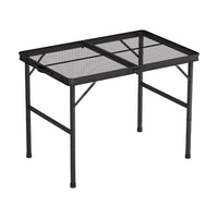 Thumbnail for Weisshorn Folding Camping Table 90CM Portable Outdoor Picnic BBQ Aluminium Desk
