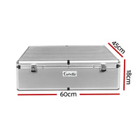 Thumbnail for Embellir CD Case DVD Cases Storage Box 1000 Discs Aluminium Case DVD Folders