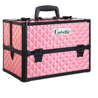 Thumbnail for Embellir Portable Cosmetic Beauty Makeup Case - Diamond Pink