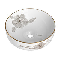 Thumbnail for Cefito Bathroom Basin Ceramic Vanity Sink Hand Wash Bowl with Pattern 41x41cm