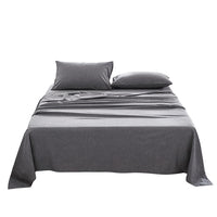 Thumbnail for Cosy Club Cotton Bed Sheets Set Black Cover Single