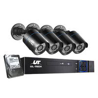 Thumbnail for UL-tech CCTV Security System 4CH DVR 4 Cameras 4TB Hard Drive