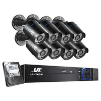 Thumbnail for UL-tech CCTV Security System 8CH DVR 8 Cameras 4TB Hard Drive