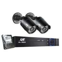 Thumbnail for UL-tech CCTV Security System 4CH DVR 2 Cameras 1TB Hard Drive