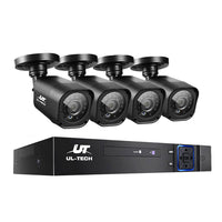 Thumbnail for UL-tech CCTV Security System 4CH DVR 4 Cameras 1080p