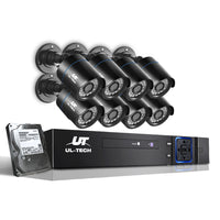 Thumbnail for UL-tech CCTV Security System 8CH DVR 8 Cameras 2TB Hard Drive