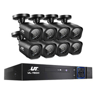 Thumbnail for UL-tech CCTV Security System 8CH DVR 8 Cameras 1080p