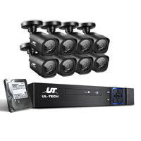 Thumbnail for UL-tech CCTV Security System 8CH DVR 8 Cameras 2TB Hard Drive