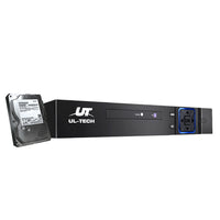 Thumbnail for UL-tech 4CH DVR 1080P 5in1 CCTV Video Recorder 4TB Hard Drive