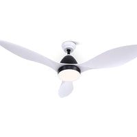 Thumbnail for Devanti 48'' Ceiling Fan DC Motor w/Light w/Remote - White