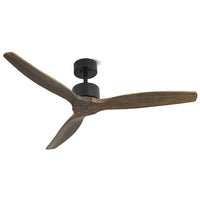 Thumbnail for Devanti 52'' Ceiling Fan AC Motor 3 Blades w/Remote - Dark Wood