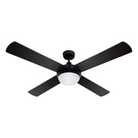 Thumbnail for Devanti 52'' Ceiling Fan AC Motor w/Light w/Remote - Black