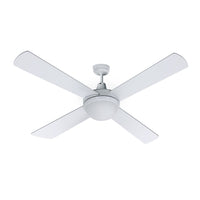 Thumbnail for Devanti 52'' Ceiling Fan AC Motor w/Light w/Remote - White