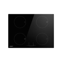 Thumbnail for Devanti Electric Induction Cooktop 70cm Ceramic 4 Zones Stove Cook Top Hot Plate 7000W