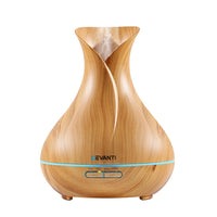 Thumbnail for Devanti Aroma Diffuser Aromatherapy Light Wood 400ml