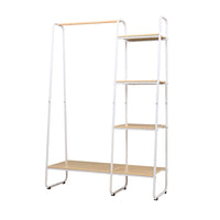 Thumbnail for Artiss Clothes Rack Coat Stand 150cm Hanger Closet White