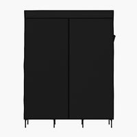 Thumbnail for Artiss Large Portable Clothes Closet Wardrobe with Shelf Black
