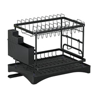 Thumbnail for Cefito Dish Rack Expandable Drying Drainer Cutlery Holder Tray Kitchen 2 Tiers