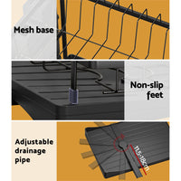 Thumbnail for Cefito Dish Rack Expandable Drying Drainer Cutlery Holder Tray Kitchen 2 Tiers