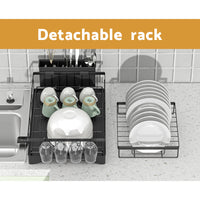 Thumbnail for Cefito Dish Rack Expandable Drying Drainer Cutlery Holder Tray Kitchen 2 Tiers