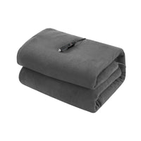 Thumbnail for Giselle Electric Heated Blanket Car Throw Rug Grey