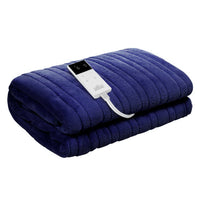 Thumbnail for Giselle Bedding Electric Throw Blanket - Navy
