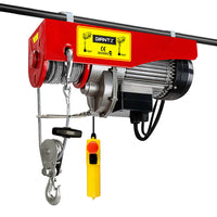 Thumbnail for Giantz Electric Hoist Winch 125/250KG Cable 18M Rope Tool Remote Chain Lifting