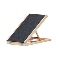 Thumbnail for i.Pet Dog Ramp 70cm Adjustable Height Wooden Steps Stairs For Bed Sofa Car Foldable