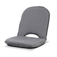 Thumbnail for Artiss Floor Lounge Sofa Camping Chair Grey