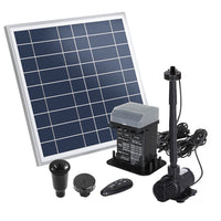 Thumbnail for Gardeon Solar Pond Pump with Battery Kit LED Lights 9.8FT