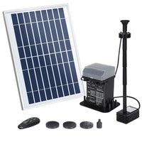 Thumbnail for Gardeon Solar Pond Pump with Battery Kit LED Lights 5.2FT