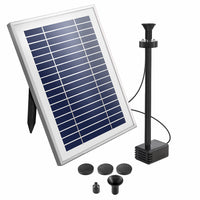 Thumbnail for Gardeon Solar Pond Pump with Battery Kit LED Lights 4.3FT