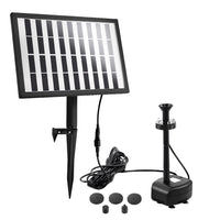 Thumbnail for Gardeon Solar Pond Pump with Battery LED Lights 4 FT
