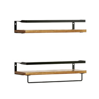 Thumbnail for Artiss Floating Wall Shelf Set of 2