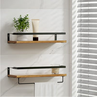 Thumbnail for Artiss Floating Wall Shelf Set of 2