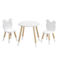 Thumbnail for Keezi 3 Piece Kids Table and Chairs Set Activity Playing Study Children Desk