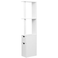 Thumbnail for Artiss Bathroom Cabinet Storage 118cm Shelf White