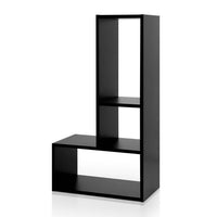 Thumbnail for Artiss Bookshelf L Shape DIY - Black
