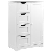 Thumbnail for Artiss Bathroom Cabinet Storage Drawers White