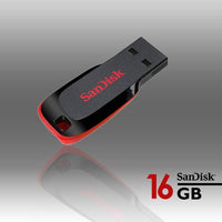 Thumbnail for Sandisk Cruzer Blade CZ50 16GB USB Flash Drive