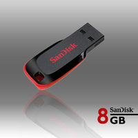 Thumbnail for Sandisk Cruzer Blade CZ50 8GB USB Flash Drive