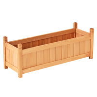 Thumbnail for Greenfingers Garden Bed 90x30x33cm Wooden Planter Box Raised Container Growing