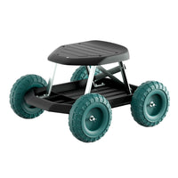 Thumbnail for Gardeon Garden Cart Rolling Stool with Wheels Gardening Helper Seat Farm Yard