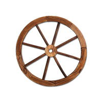 Thumbnail for Gardeon Garden Decor Outdoor Ornament Wooden Wagon Wheel