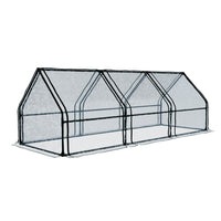 Thumbnail for Greenfingers Greenhouse 2.7x0.9x0.9M Mini Green House Raised Garden Bed Planter Box