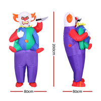 Thumbnail for Inflatable Clown Costume Adult Suit Blow Up Party Fancy Dress Halloween Cosplay