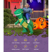 Thumbnail for Inflatable Dinosaur Costume Adult Suit Blow Up Party Fancy Dress Halloween Cosplay