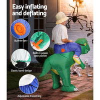 Thumbnail for Inflatable Dinosaur Costume Adult Suit Blow Up Party Fancy Dress Halloween Cosplay