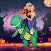 Thumbnail for Inflatable Dinosaur Costume Adult Suit Blow Up Party Fancy Dress Halloween Cosplay