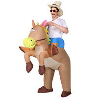 Thumbnail for Inflatable Cowboy Costume Adult Suit Blow Up Party Fancy Dress Halloween Cosplay